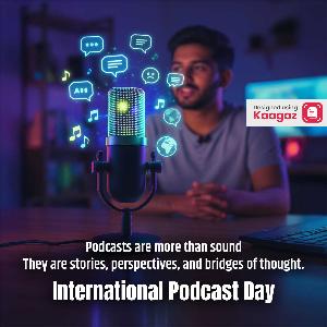 International Podcast Day Posters creative